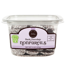 Wholesale Nancy Adams Dark Chocolate Nonpareils 9 Oz Tub- Bulk