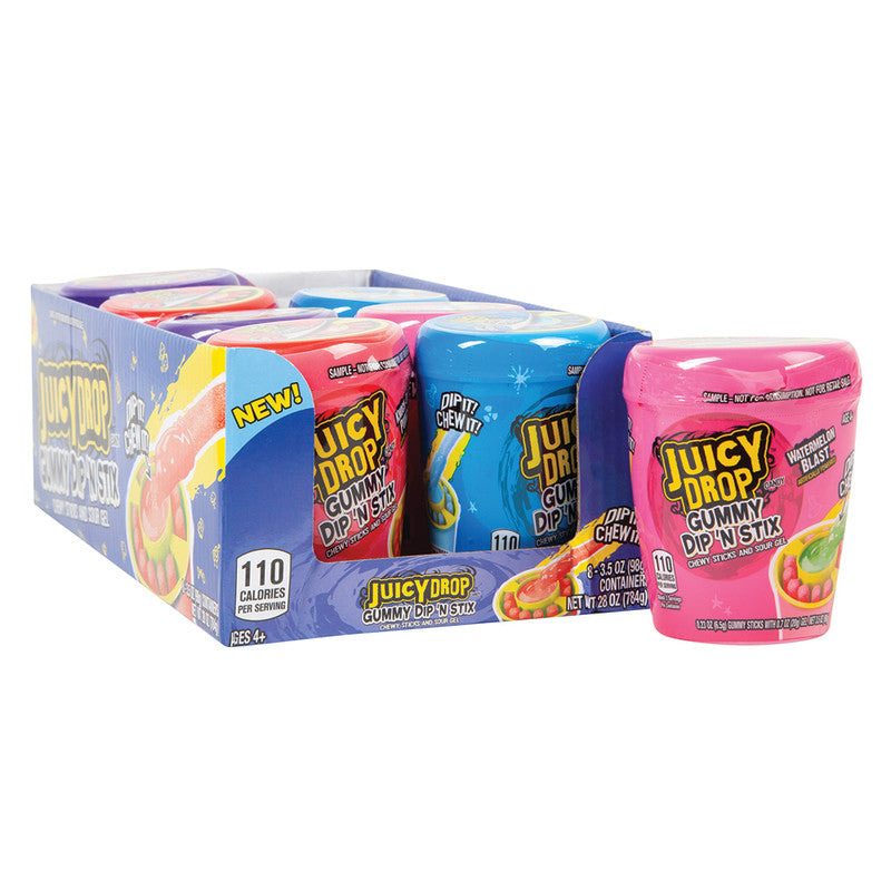 Wholesale Juicy Drop Gummy Dip 'N Stix- Bulk