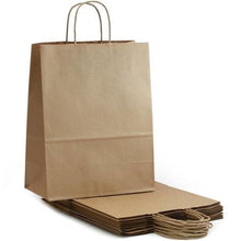 Wholesale BoxNCase Case Brown Paper Shopping Bag 10X5X13- Bulk
