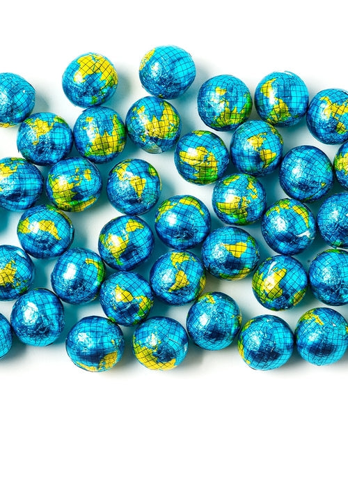 Wholesale Madelaine Chocolate World Globe Balls (10 Lb.) 17.6 OZ Per Case- Bulk