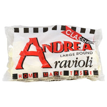 Wholesale Andrea Frozen Large Round Cheese Ravioli | 52 oz- Bulk