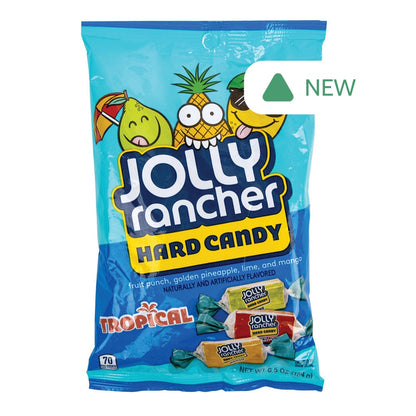 Wholesale Jolly Rancher Tropical 6.5 Oz Peg Bag- Bulk