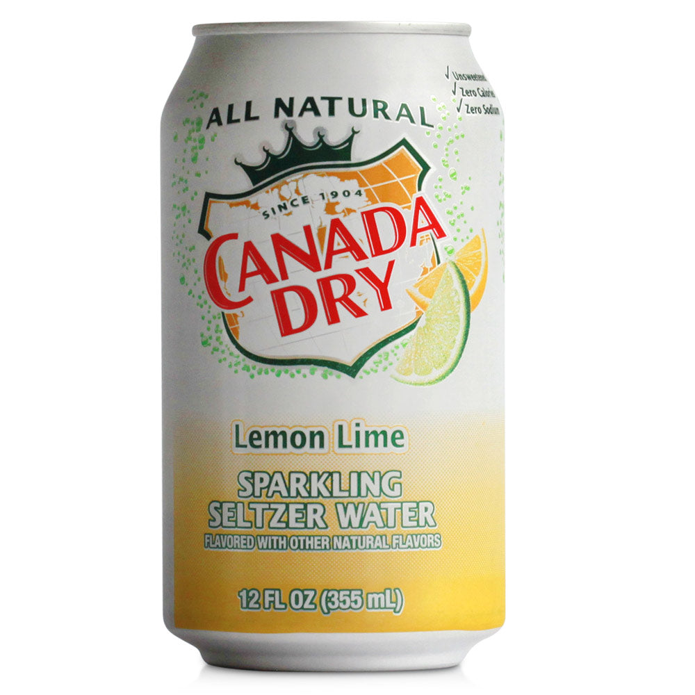 Wholesale Canada Dry Lemon Lime Seltzer Soda | 12 oz- Bulk