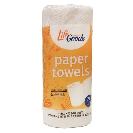 Wholesale Lifegoods Case 2 Ply Paper Towels- Bulk