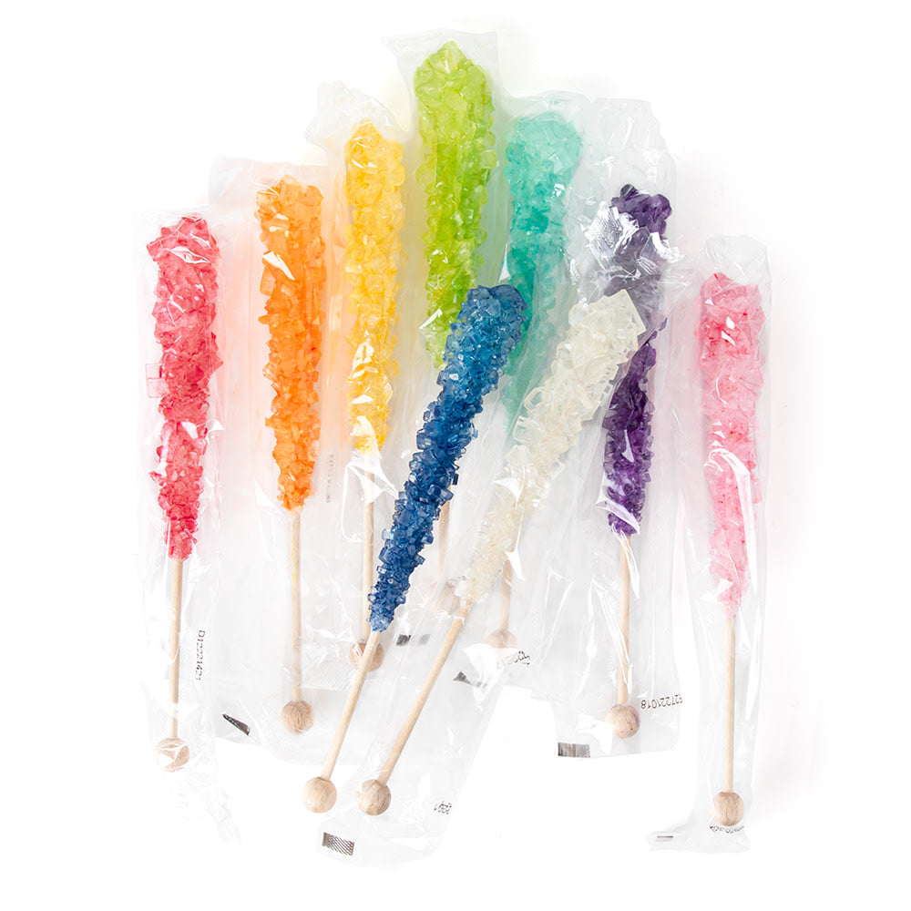 Wholesale Müttenberg Candy Assorted Rock Candy Sticks 0.6 Oz- Bulk