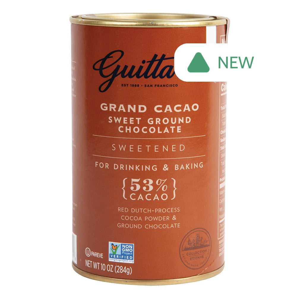 Wholesale Guittard Grand Cacao Sweetened 53% 10 Oz Can- Bulk