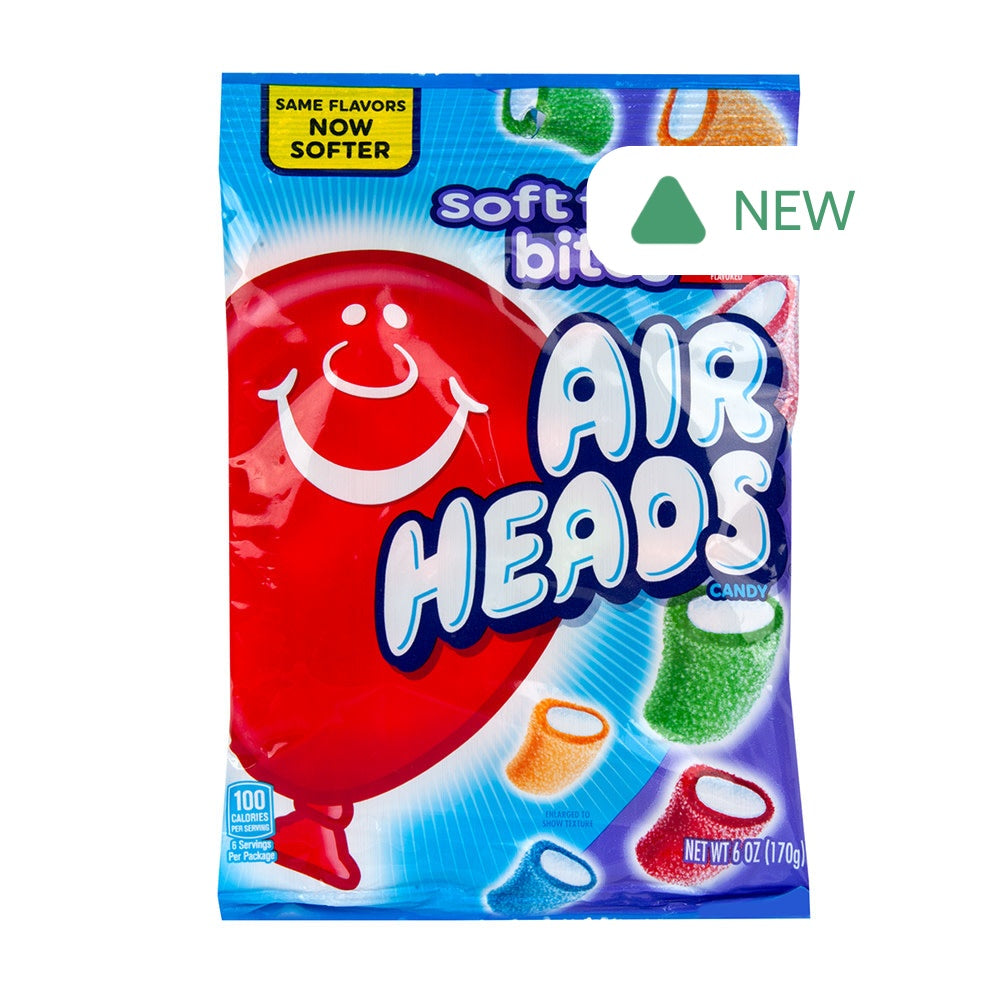 Wholesale Airheads Soft Filled Bites 6 Oz Peg Bag- Bulk
