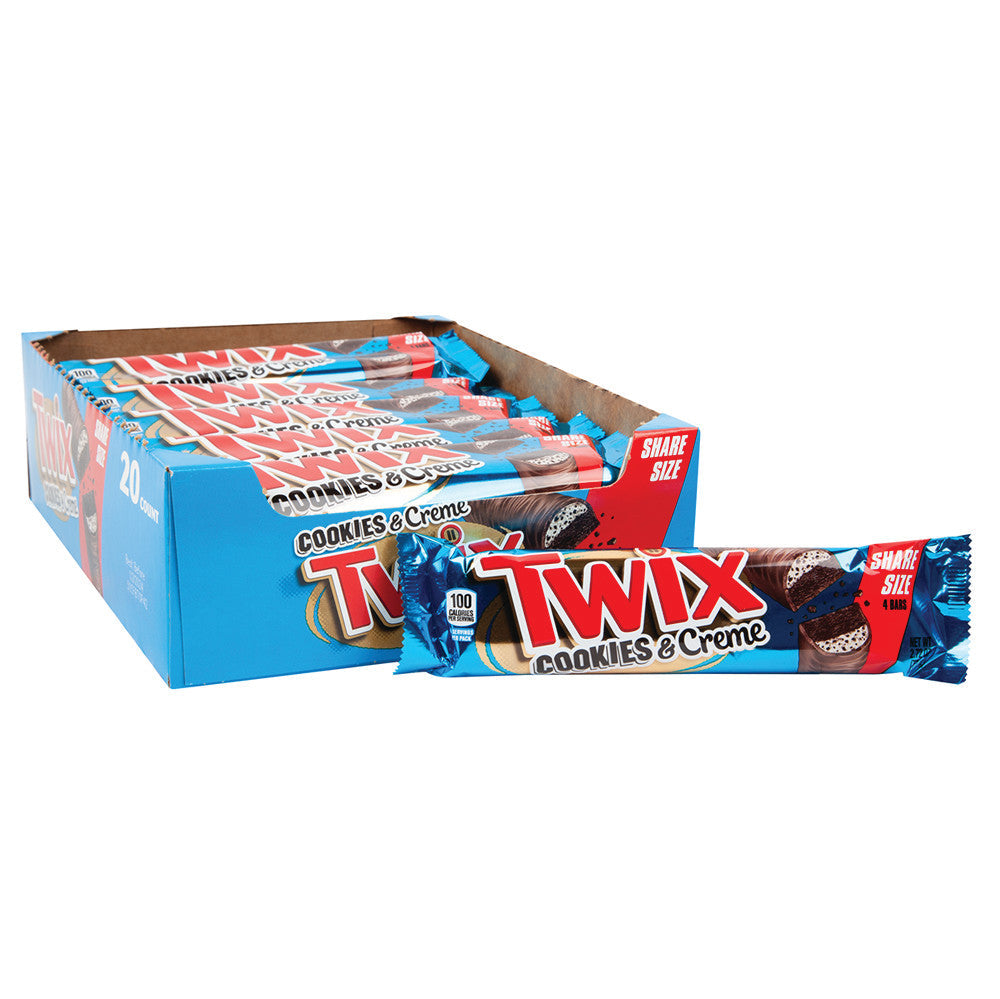 Wholesale Twix Cookies & Creme Share Size 2.72 Oz- Bulk
