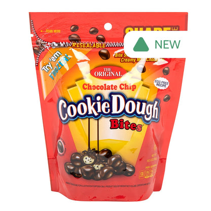 Wholesale Original Chocolate Chip Cookie Dough Bites Pouch- Bulk