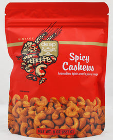 Wholesale Deep Spicy Cashews Red Pepper 8 OZ- Bulk