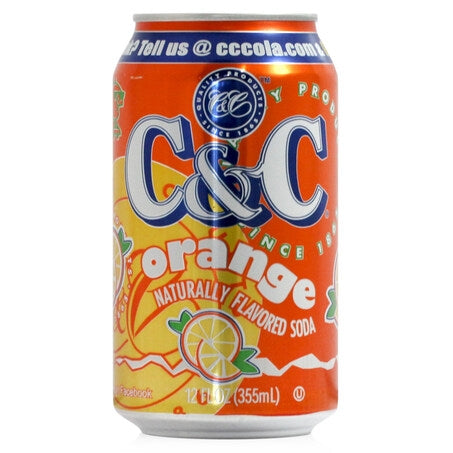 Wholesale C & C Case Orange Soda- Bulk
