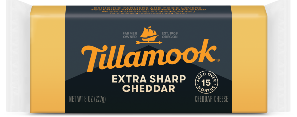 Wholesale Tillamook X-Shrp Colored Bar 8Oz- Bulk