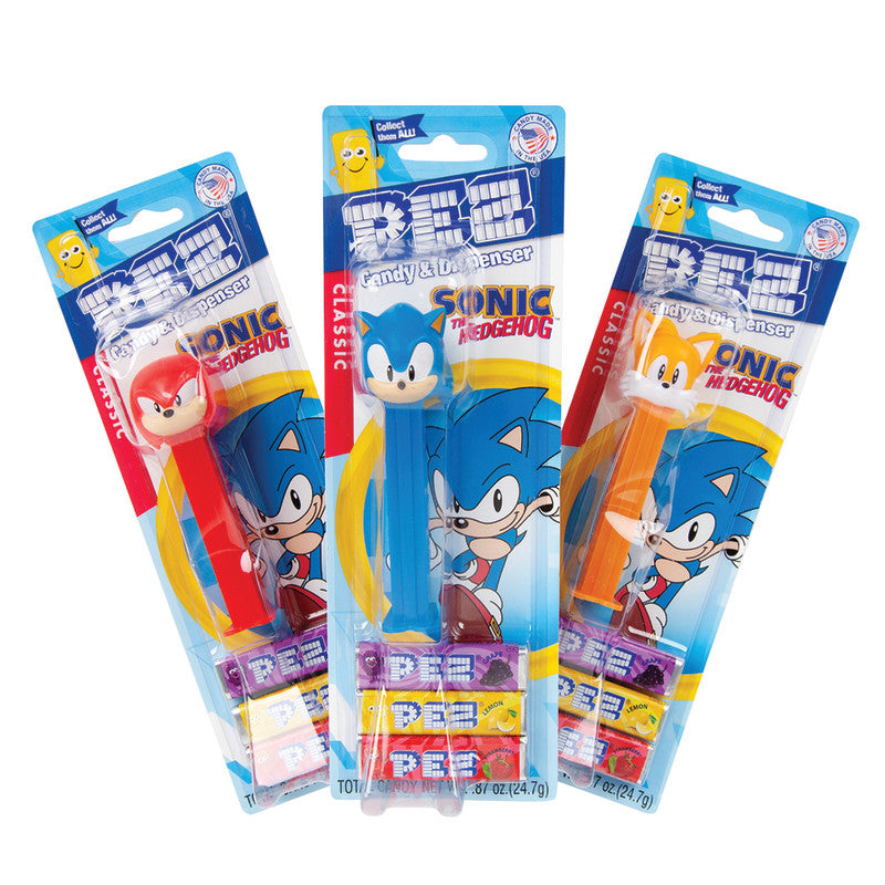 Wholesale Pez Sonic The Hedgehog 0.87 Oz Blister Pack- Bulk