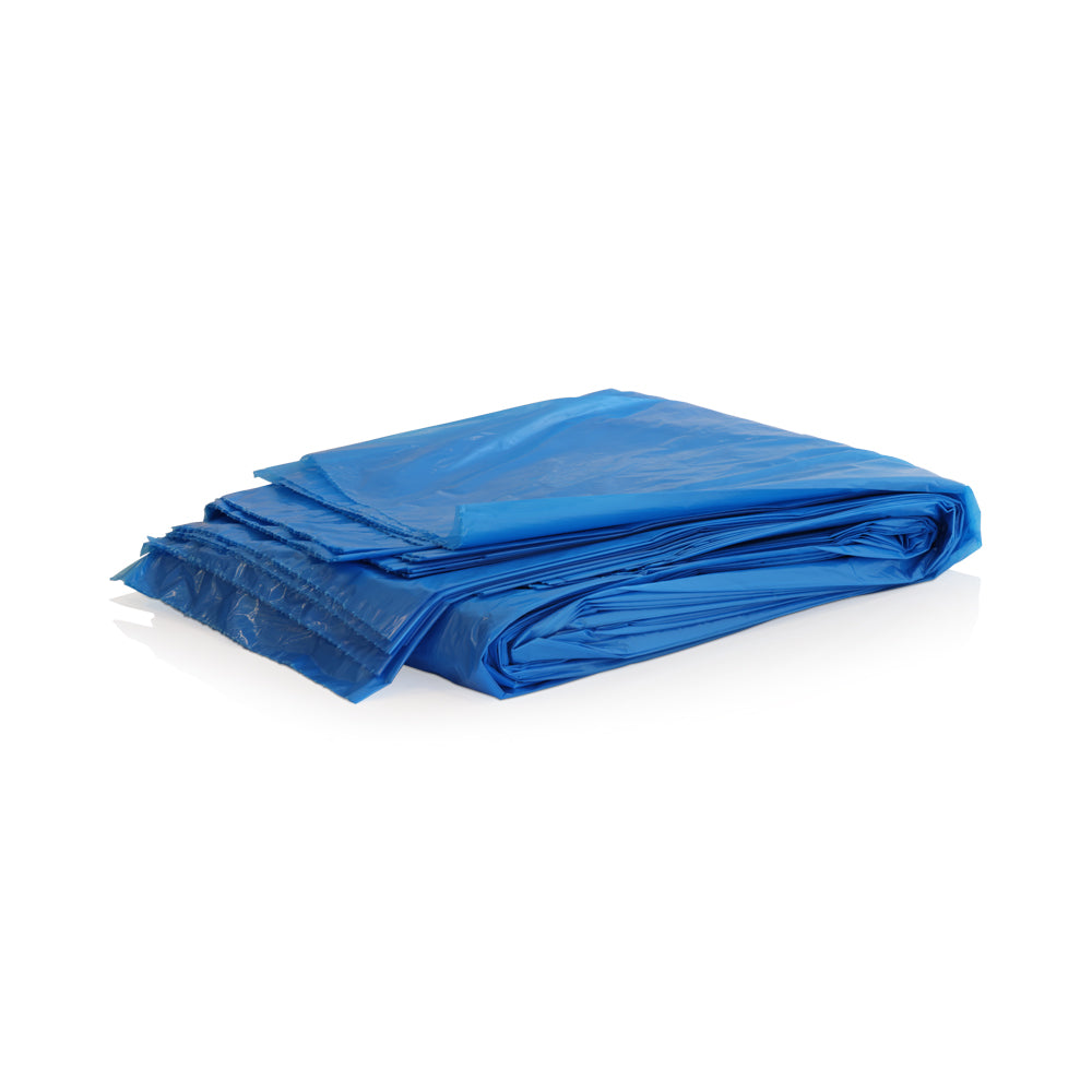 Wholesale BoxNCase Case 55 Gallon Blue Recycle Can Liner- Bulk