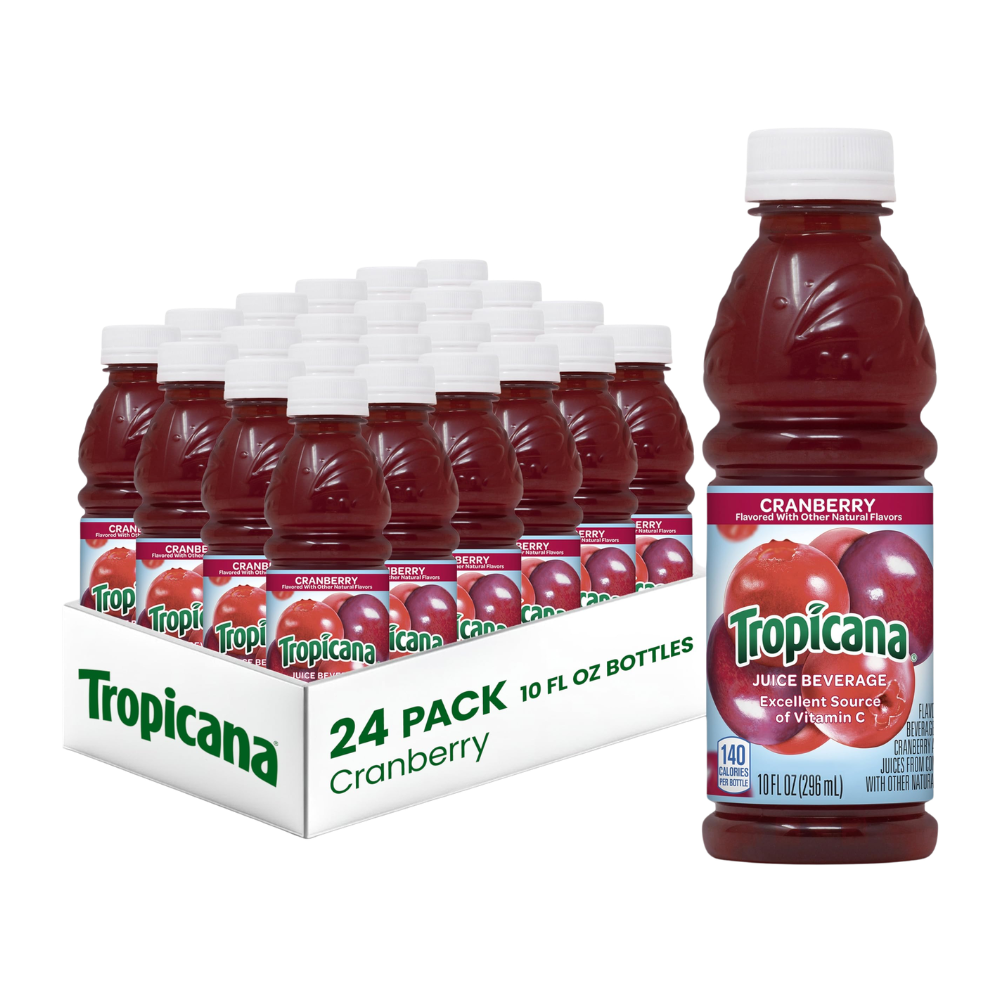 Wholesale Tropicana Case * Cranberry Juice Cocktail 10Oz Plastic- Bulk
