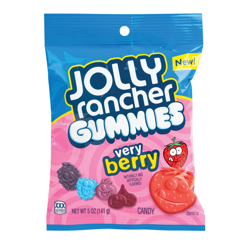 Wholesale Jolly Rancher Very Berry Gummies Peg Bag- Bulk