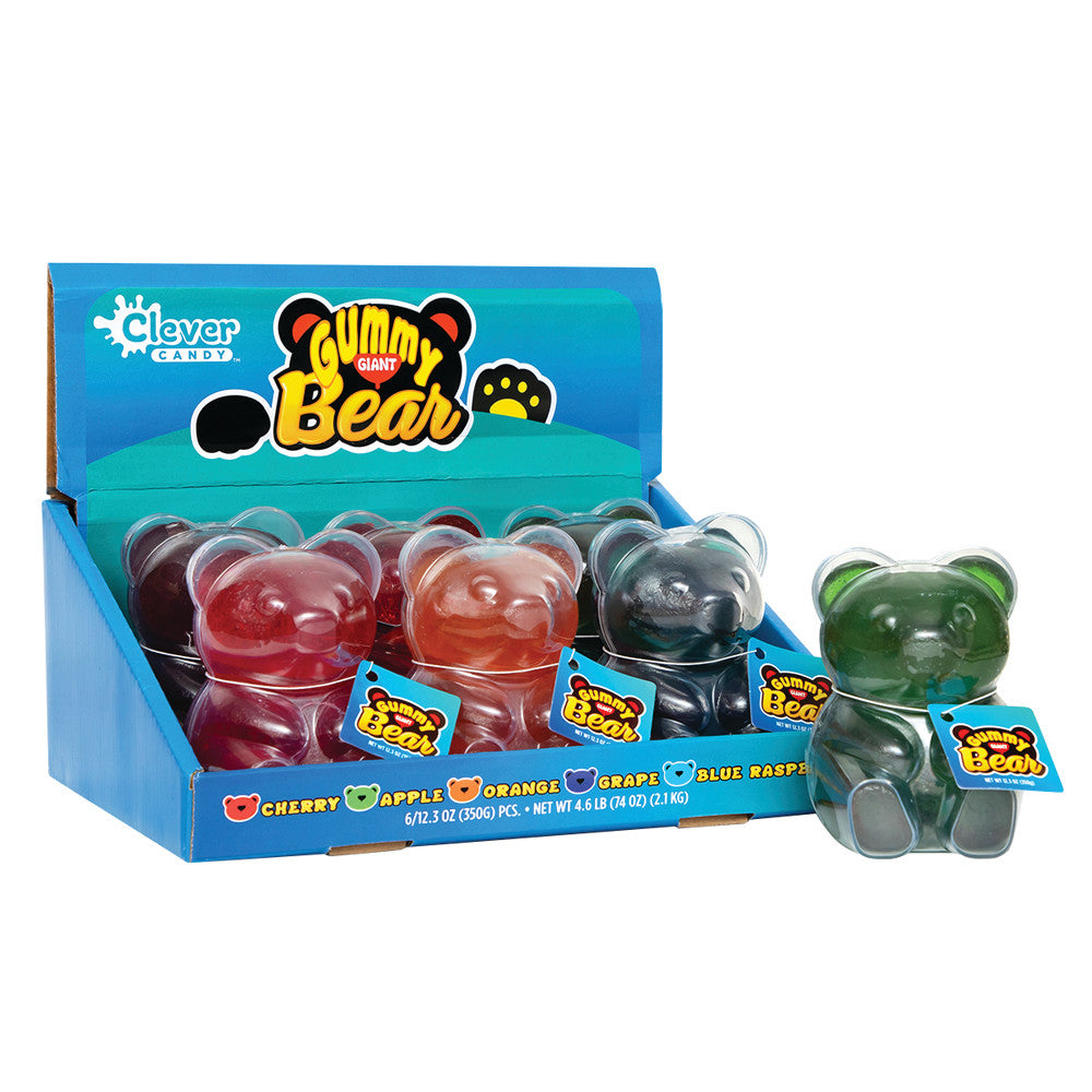Wholesale Müttenberg Candy Giant Gummy Bear Assorted 12 Oz- Bulk