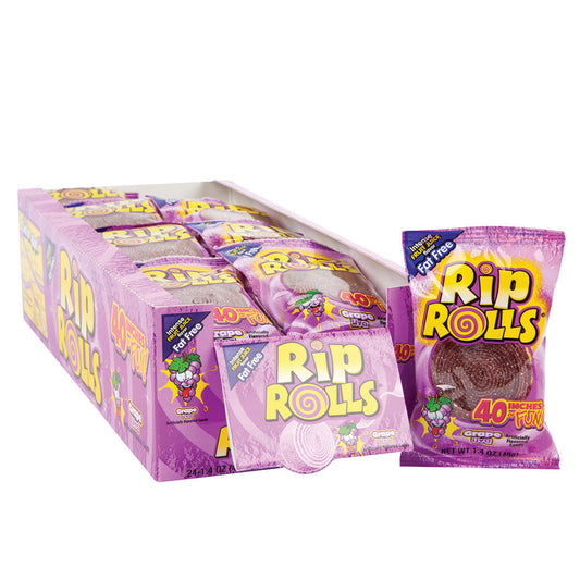 Wholesale Grape Rip Roll 1.4 Oz- Bulk
