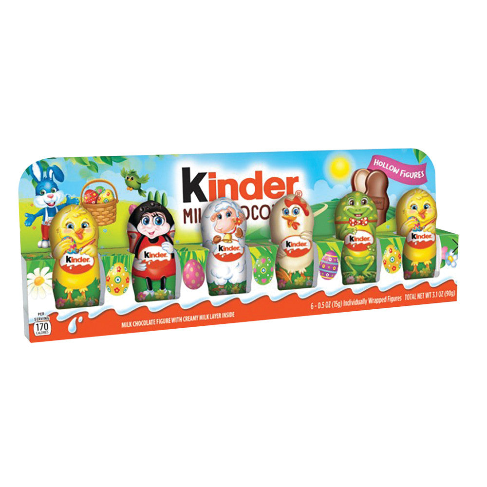 Wholesale Kinder Mini Hollow Figures 6 Piece 3.1 Oz- Bulk