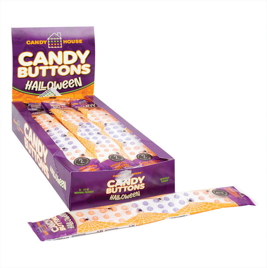 Wholesale Halloween Candy Buttons 0.5 Oz- Bulk