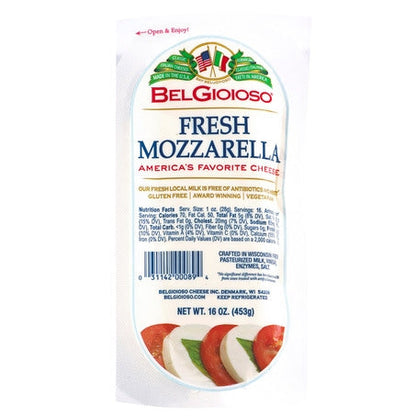 Wholesale Belgioioso Case Fresh Mozzarella Log- Bulk