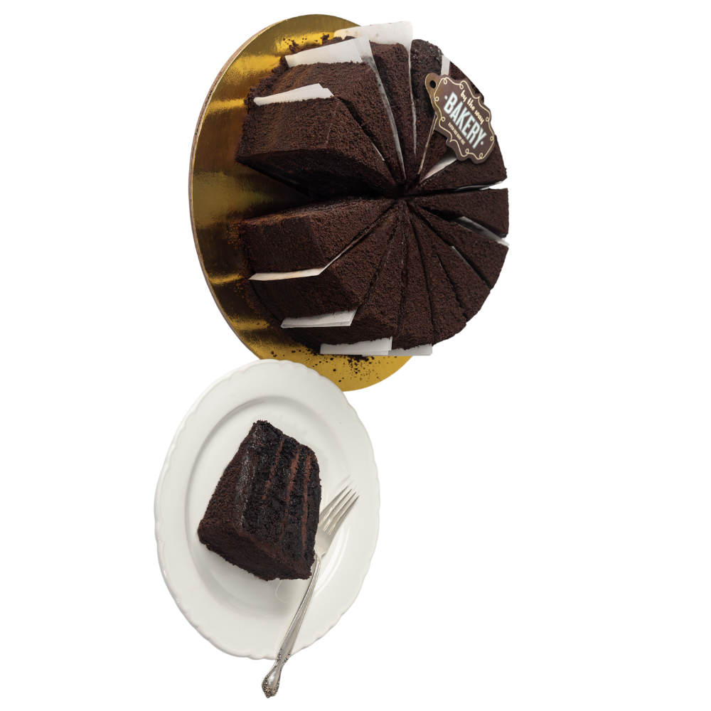 Wholesale By The Way Chocolate Layer Cake Sliced | 1 each (16sl)- Bulk