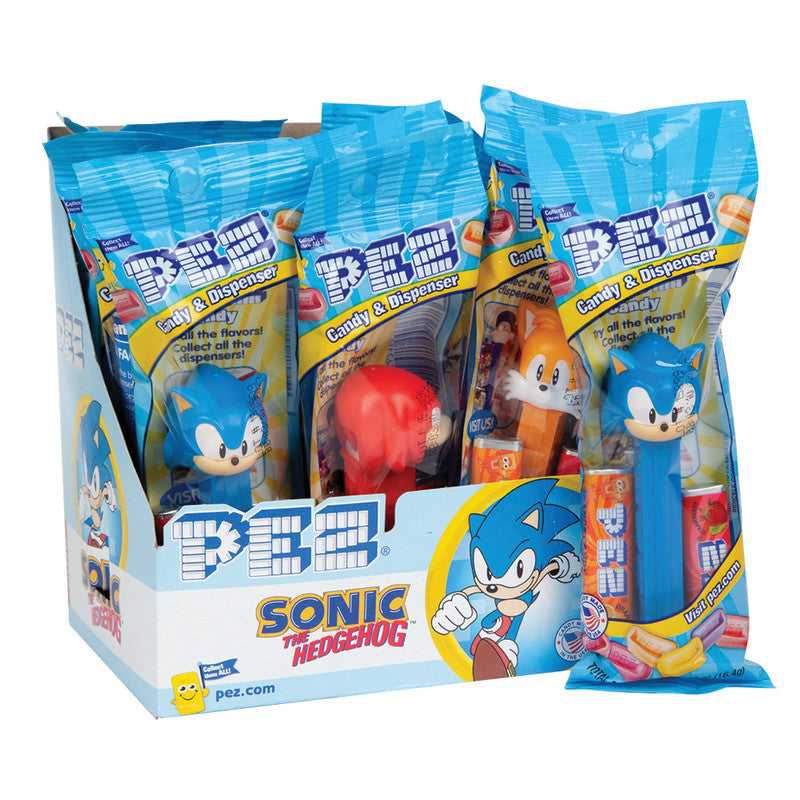 Pez Sonic The Hedgehog 0.58 Oz