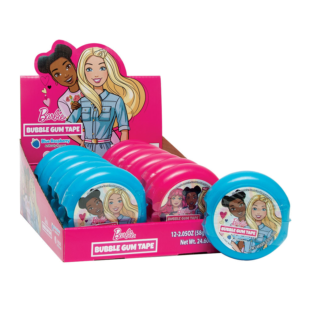 Wholesale Barbie Bubble Gum Tape 2.05 Oz- Bulk