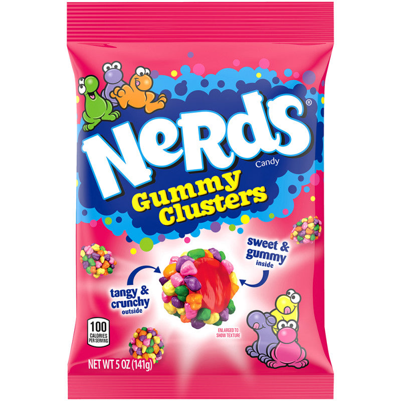 Wholesale Nerds Clusters 5 Oz Peg Bag- Bulk