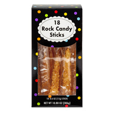 Wholesale Rock Candy Gold Wrapped 18 Ct 10.8 Oz Box- Bulk