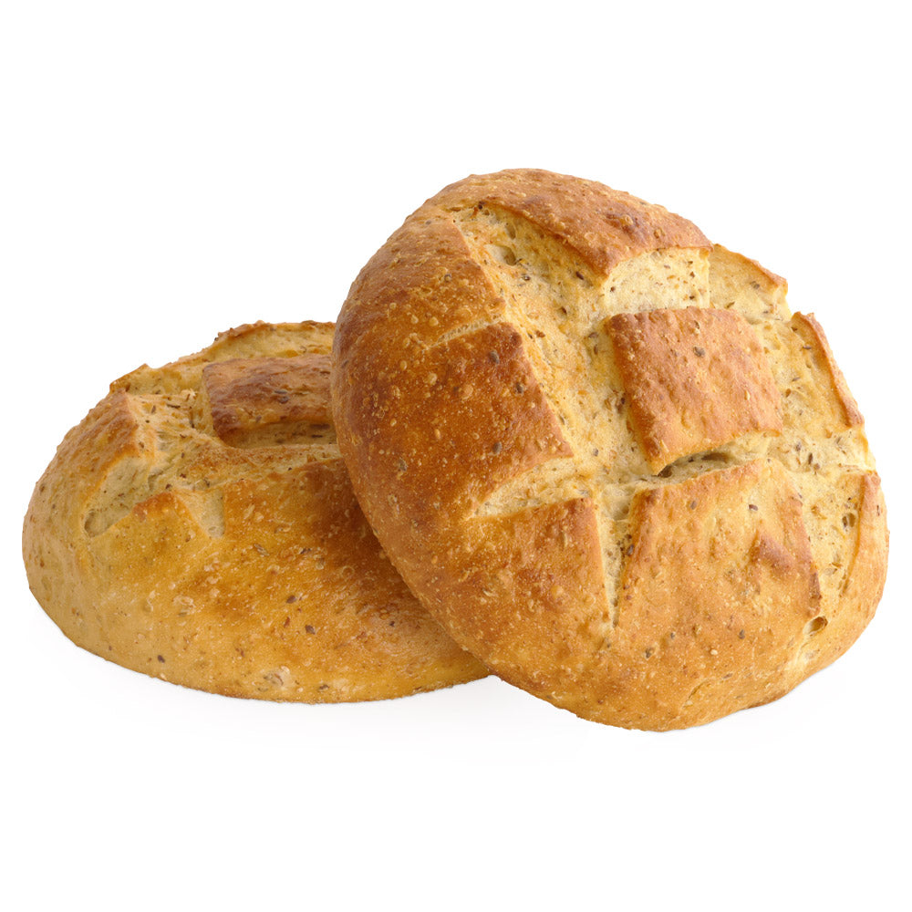 Wholesale Melone Bros 7 Grain Round Bread 20 Oz | 10 ct- Bulk