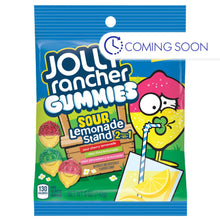 Wholesale Jolly Rancher Gummies Sour Lemonade Stand 5 Oz Peg Bag- Bulk