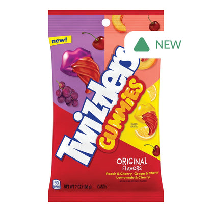 Wholesale Twizzlers Gummies Original 5 Oz Peg Bag- Bulk