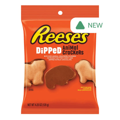 Wholesale Reese'S Peanut Butter Dipped Animal Crackers 4.25 Oz- Bulk
