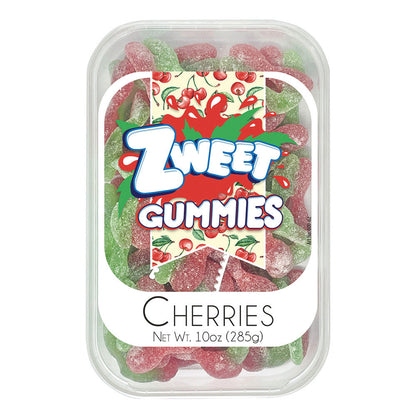 Wholesale Zweet Gummy Sour Cherry 10 Oz Tub *Sf Dc Only*- Bulk