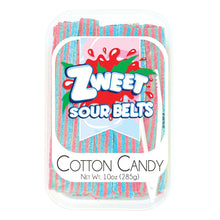 Wholesale Zweet Cotton Candy Sour Belts 10 Oz Tub *Sf Dc Only*- Bulk