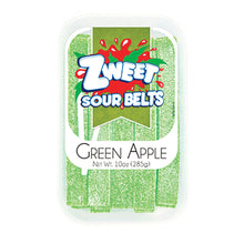 Wholesale Zweet Green Apple Sour Belts 10 Oz Tub *Sf Dc Only*- Bulk