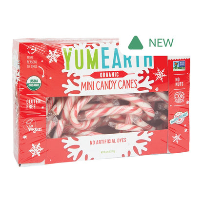 Wholesale Yumearth Organic Mini Canes 30 Piece Box- Bulk