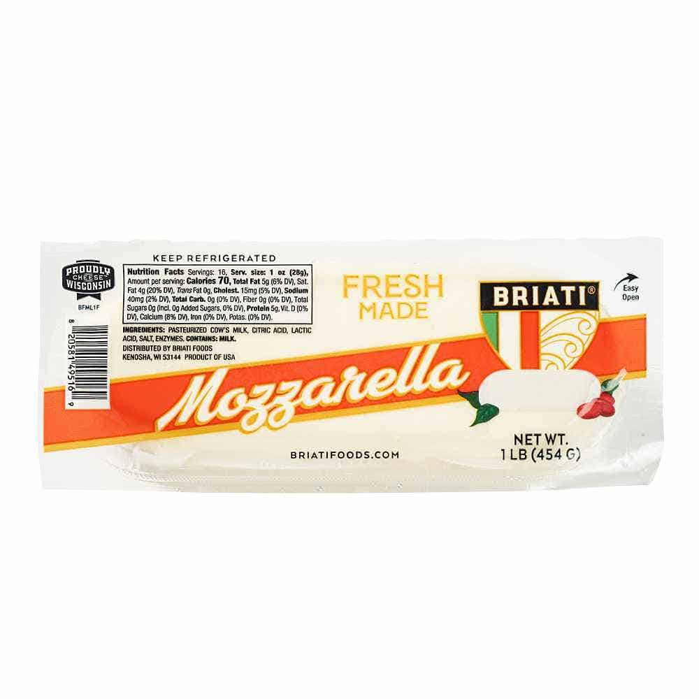 Wholesale Hampton Cheese Fresh Mozzarella Log 1 Lb- Bulk