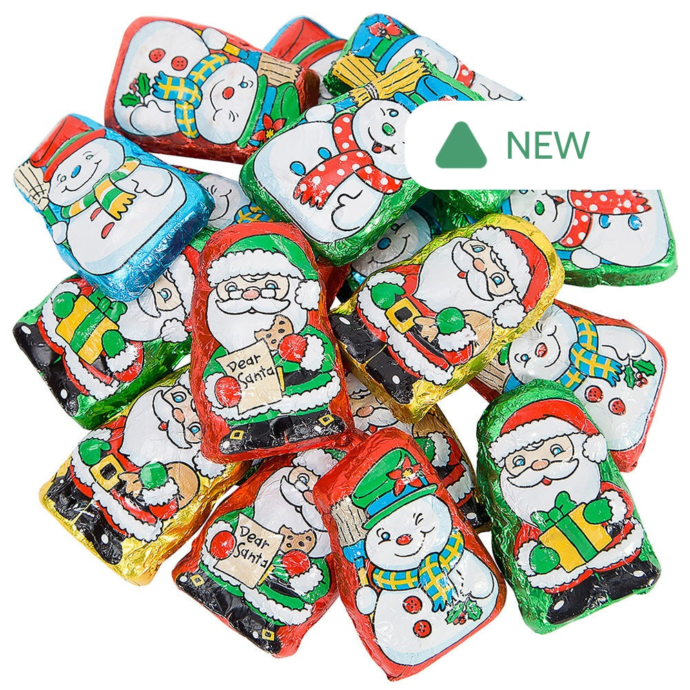 Wholesale Chocolatey Santa'S Helper Foils- Bulk