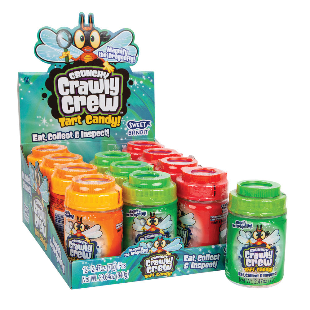 Wholesale Crunchy Crawly Crew Tart Candy 2.47 Oz- Bulk