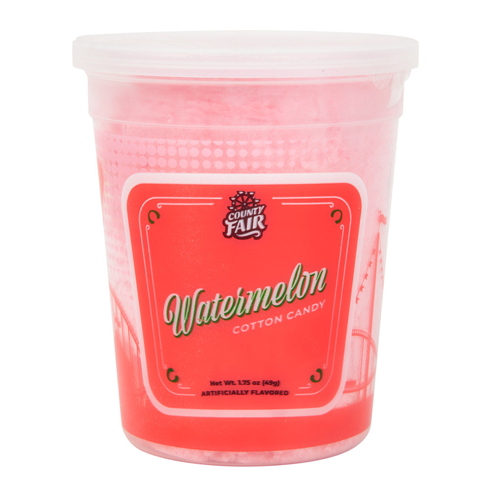 Wholesale County Fair Cotton Candy Watermelon 1.75 Oz Tub- Bulk