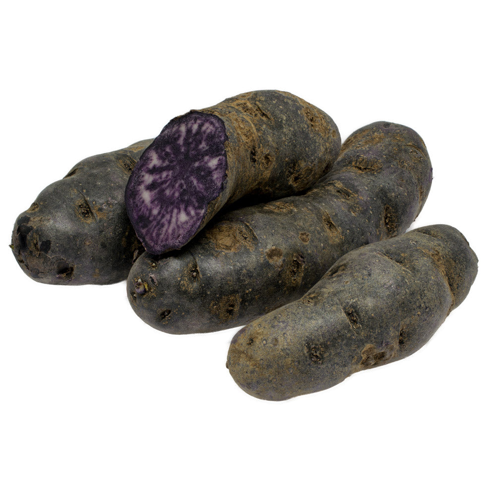 Wholesale Aceendico Case Purple Fingerling Potatoes- Bulk