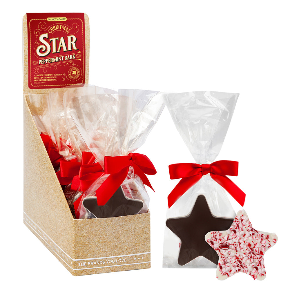 Wholesale Nancy Adams Peppermint Bark Star 0.75 Oz Bag- Bulk