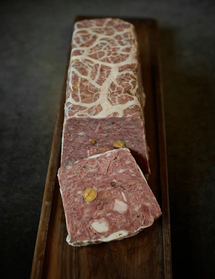 Wholesale Olympia Pork Pistchio Pate 3.5#- Bulk