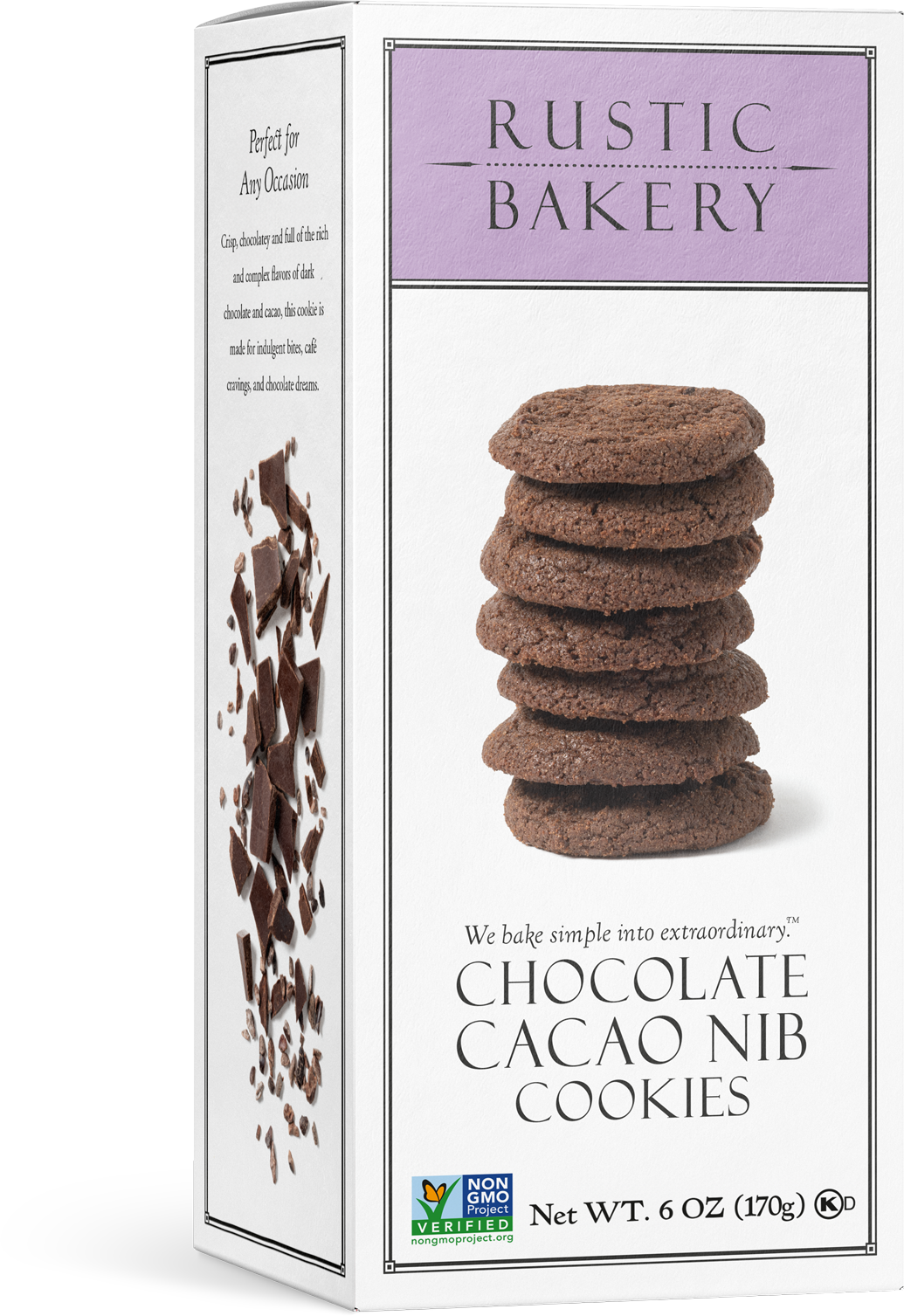 Wholesale Rustic Bakery Choc Cacao Nib Cookie- Bulk