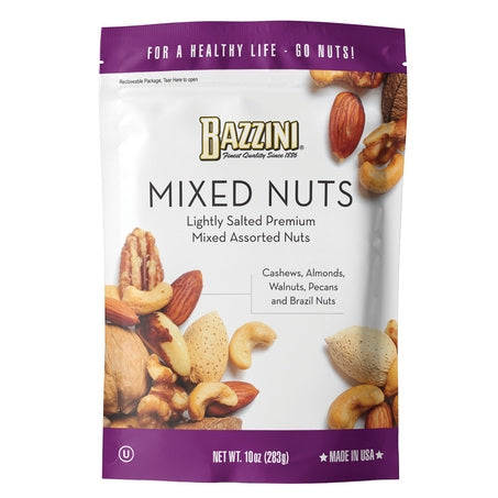 Wholesale Bazzini Salted Mixed Nut Pouch | 7 oz- Bulk