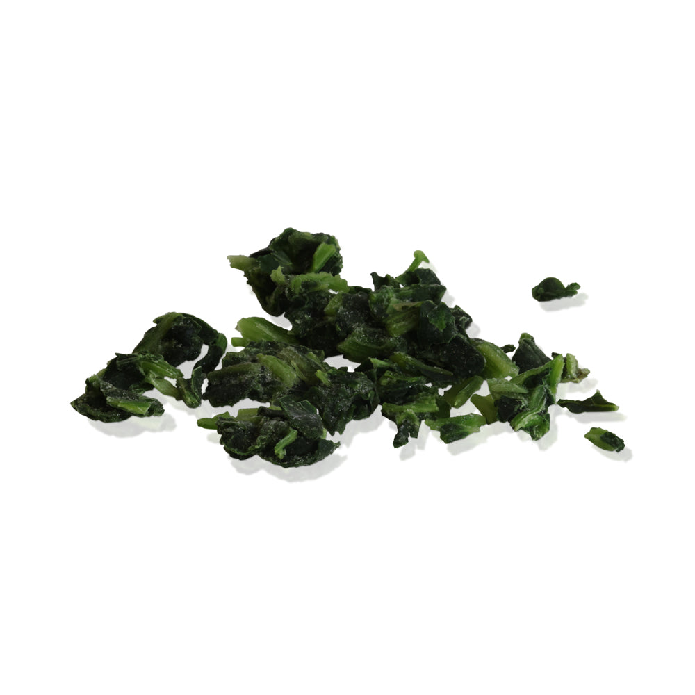 Wholesale BoxNCase Case Bulk Chopped Spinach Iqf- Bulk