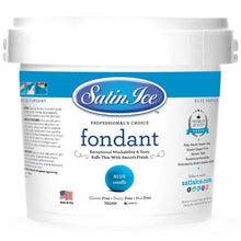 Wholesale Satin Ice Each Blue Vanilla Fondant- Bulk