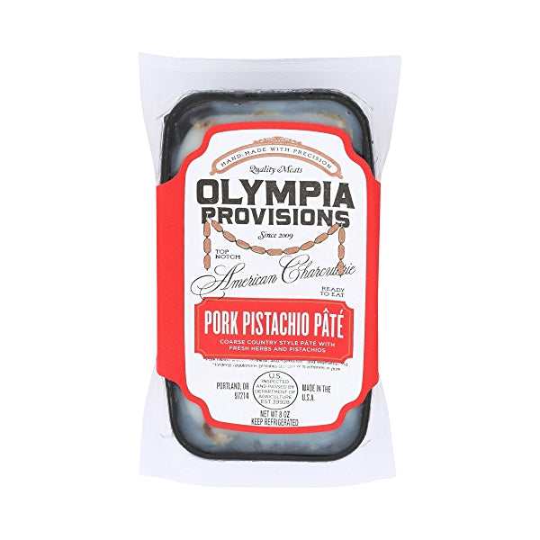 Wholesale Olympia Provisions Pork Pistachio Pate 8 oz- Bulk